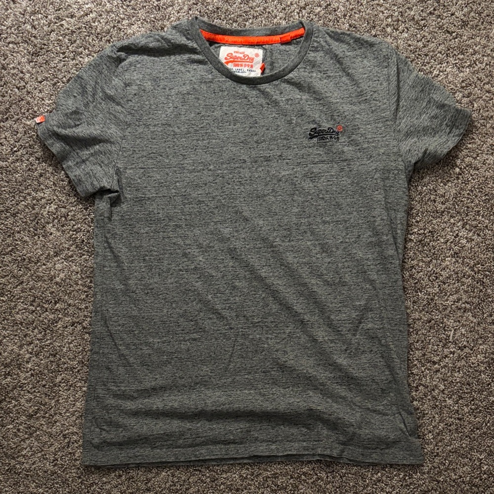 Superdry Gray Men's Short Sleeve Tee